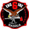 Engine 6 Fire Engine Nashua Decal