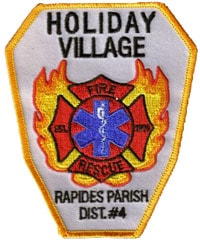 Holiday Village Fire Rescue, Rapides Parish Decal