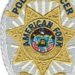 American Fork Utah Police Officer Badge Patch