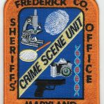 Frederick County Maryland Sheriff's Office Crime Scene Unit Patch