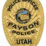 Payson Utah Police Officer Badge Patch