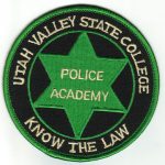 Utah Valley State College Police Academy Patch